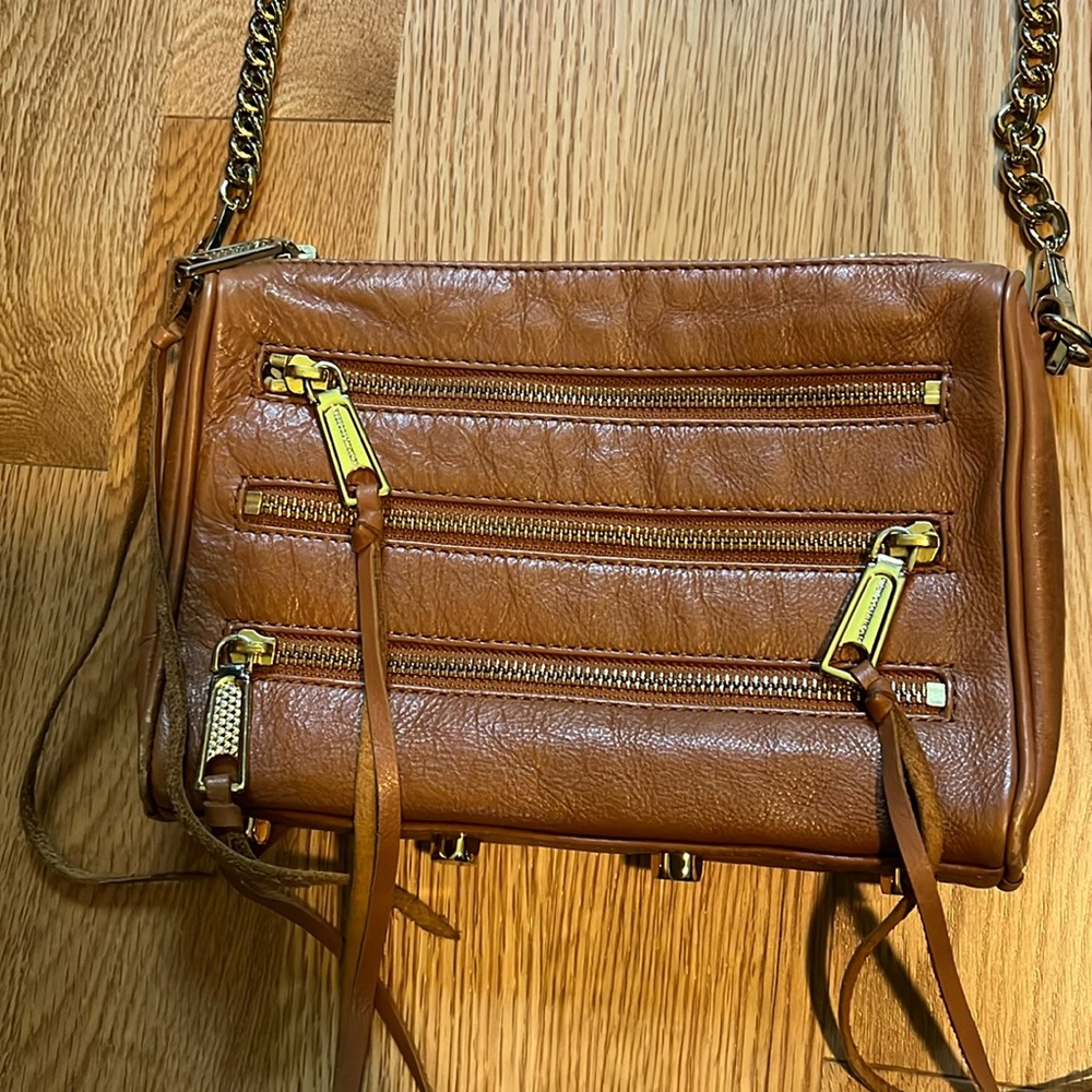 Rebecca Minkoff Triple Zip Crossbody Bag